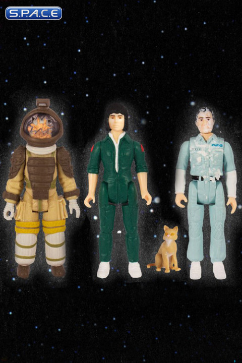 Kane, Ripley and Ash ReAction Figure 3-Pack (Alien)