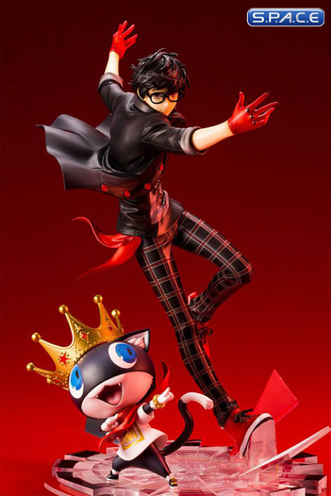 1/8 Scale Hero & Morgana ARTFXJ Statue (Persona 5)