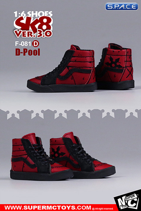 1/6 Scale D-Pool Suede Shoes