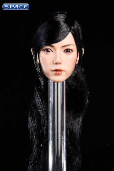 1/6 Scale Aiko Head Sculpt (long black hair with bangs)