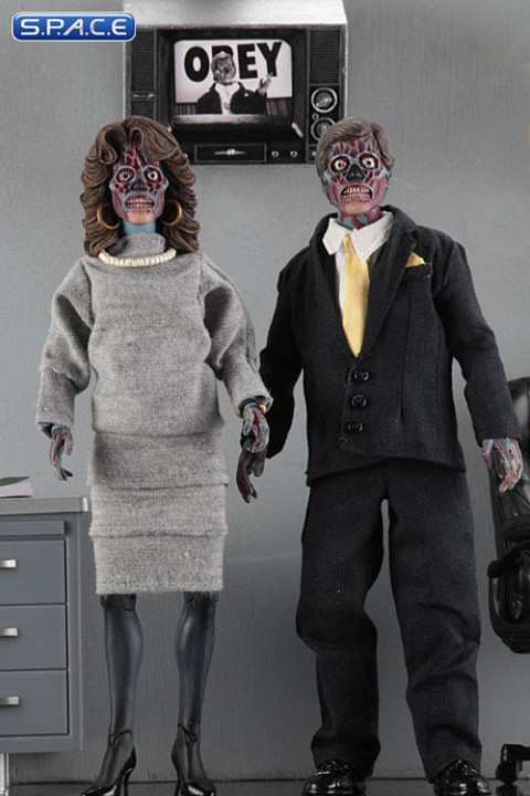 Alien Figural Dolls 2-Pack (They Live)