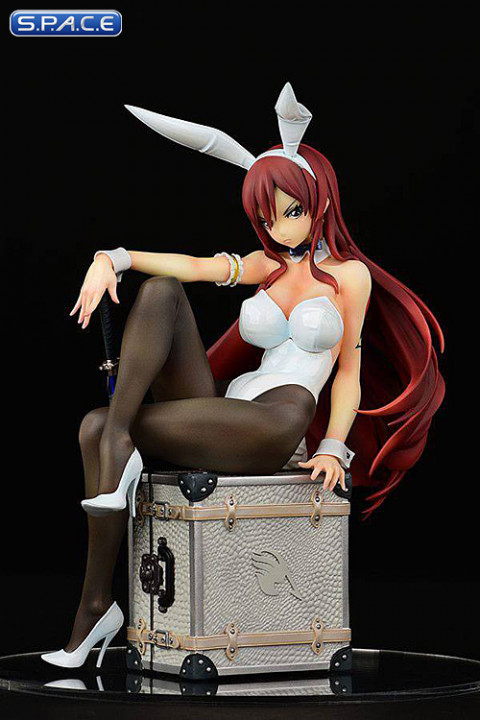 1/6 Scale Erza Scarlet Bunny Girl Style - Type White PVC Statue (Fairy Tail)