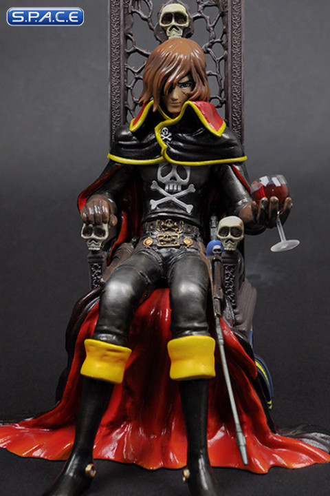 Captain Harlock on Throne Special Edition (Repaint) PVC Statue (Space Pirate Captain Harlock)