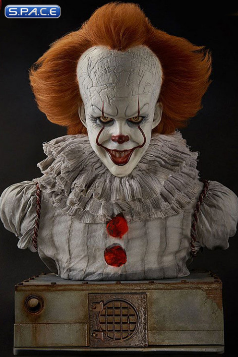 1:1 2017 Pennywise Life-Size Bust (Stephen Kings It)