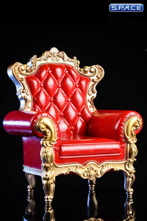 1/6 Scale red Armchair
