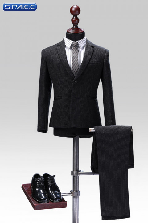 1/6 Scale black exquisite Male Suit Set