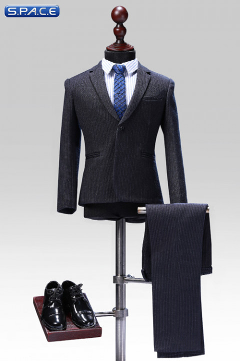 1/6 Scale blue exquisite Male Suit Set