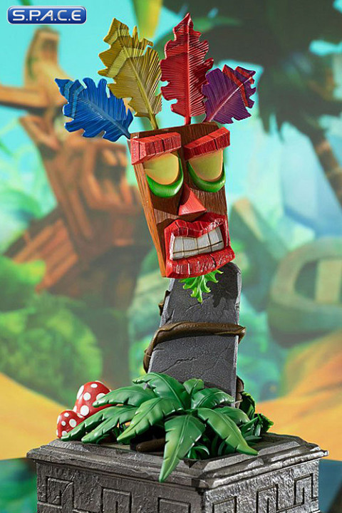 Aku Aku Mask Mini-Statue (Crash Bandicoot)