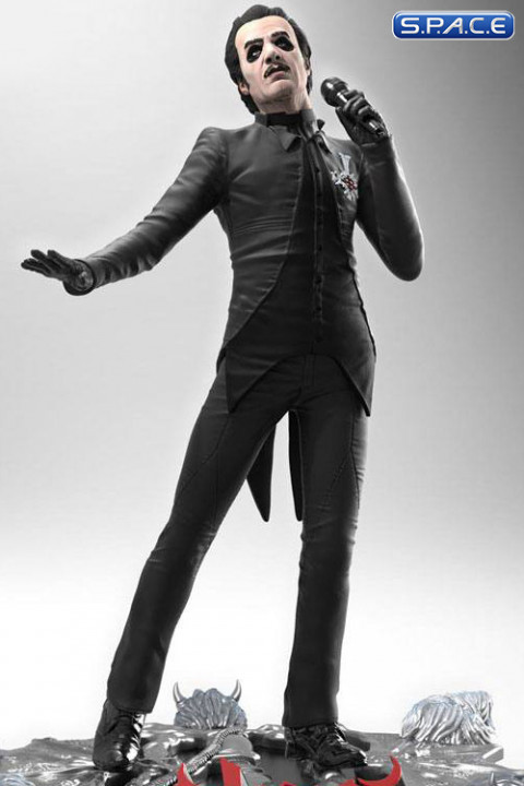 Cardinal Copia in black Tuxedo Rock Iconz Statue (Ghost)