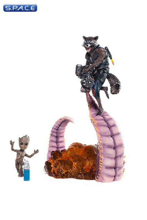 1/10 Scale Rocket & Groot BDS Art Scale Statue (Guardians of the Galaxy Vol. 2)