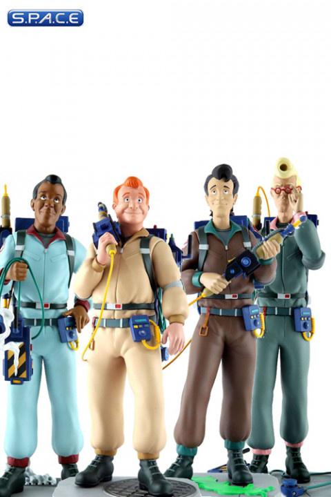 Bundle of 4 Statues (The Real Ghostbusters)