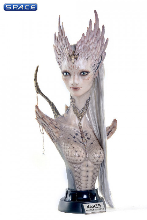 1:1 Karis - Reptilian Hybrid Life-Size Bust by Miyo Nakamura