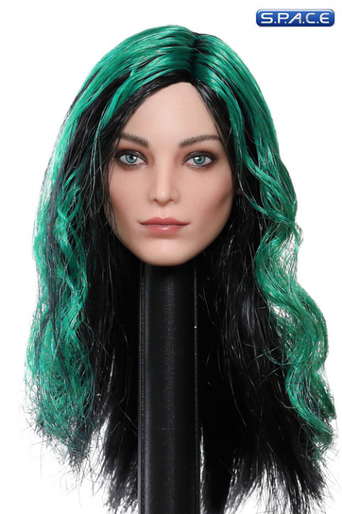 1/6 Scale Lorna Head Sculpt (long green hair)