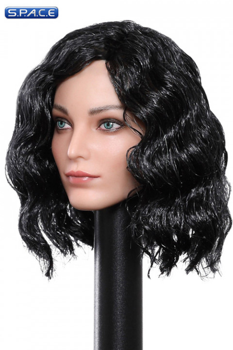 1/6 Scale Lorna Head Sculpt (mid-length black hair)