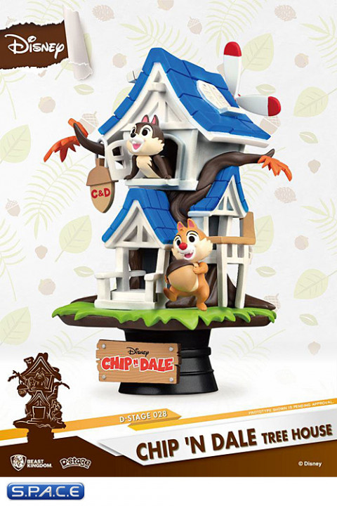 Chip'n Dale Treehouse Diorama Stage 028 (Disney)