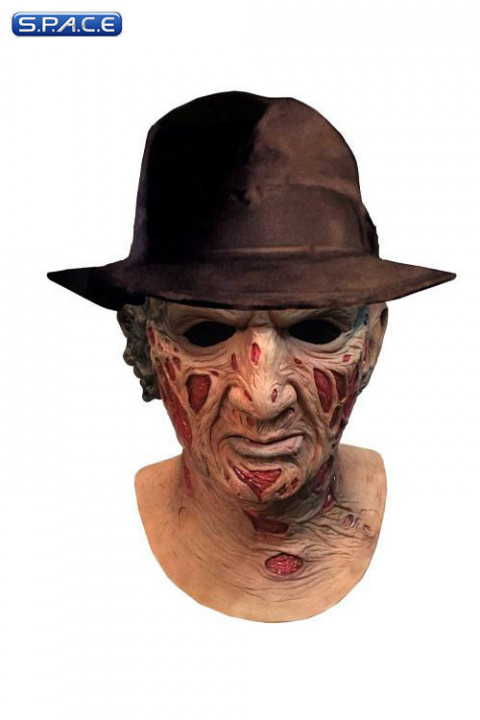 Freddy Krueger Deluxe Latex Mask with Hat (A Nightmare on Elm Street)