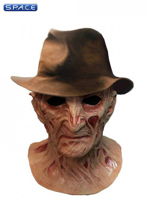 Freddy Krueger Deluxe Latex Mask with Hat (A Nightmare on Elm Street 4: The Dream Master)