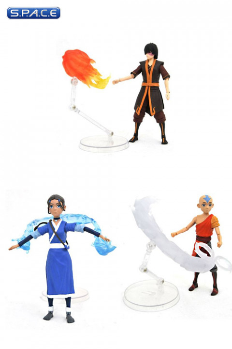 3er Komplettsatz: Avatar Select Serie 1 (Avatar: The Last Airbender)