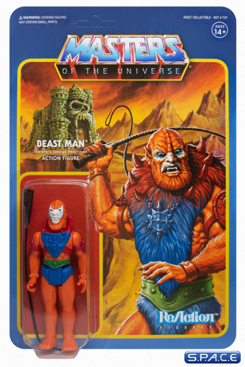 Beast Man Leo Color ReAction Figure (Masters of the Universe)