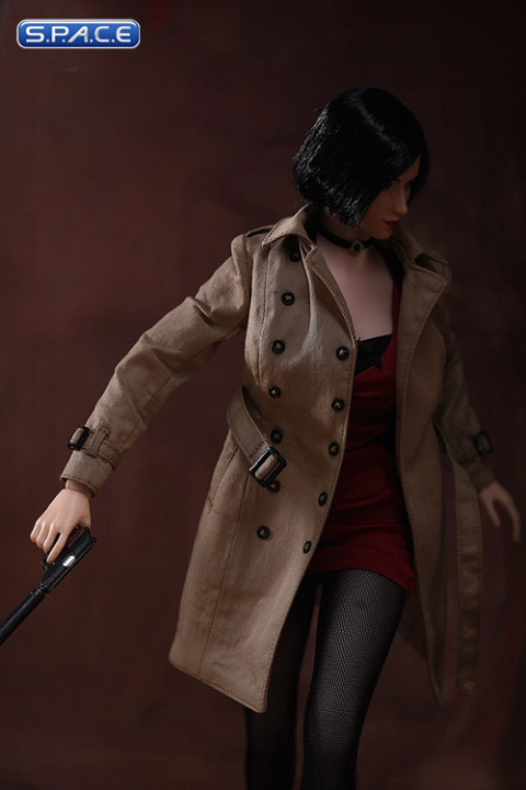 1/6 Scale red Female Agent Suit