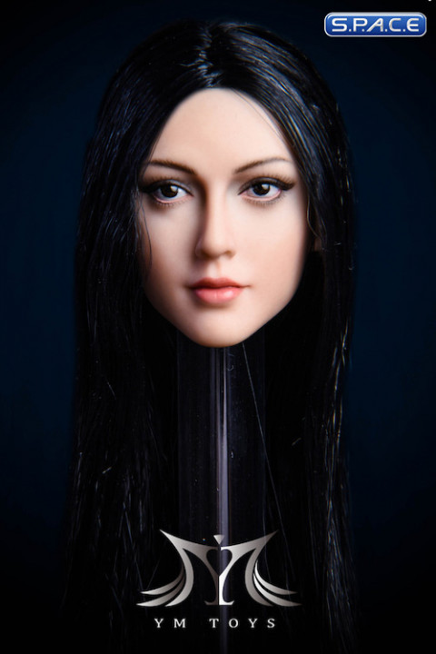 1/6 Scale Anna Head Sculpt (black eyes / black hair)