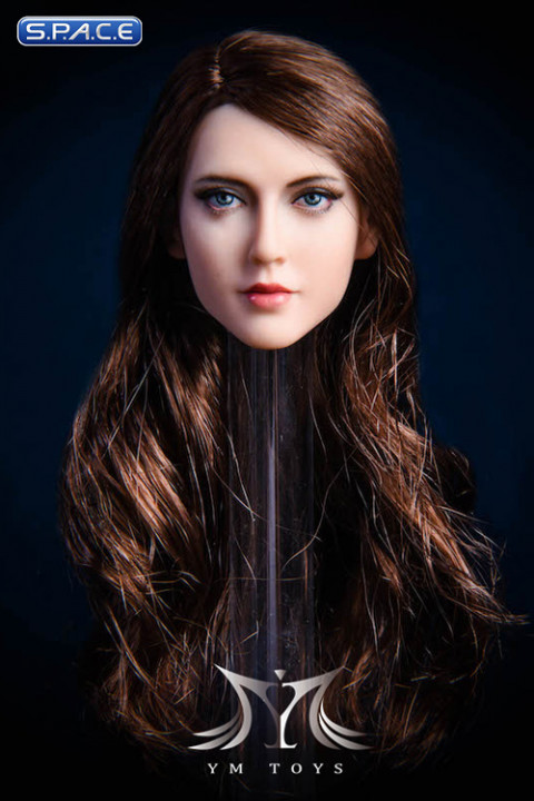 1/6 Scale Anna Head Sculpt (blue eyes / brown hair)