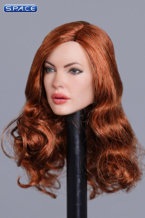 1/6 Scale Olga Head Sculpt (long copper hair)