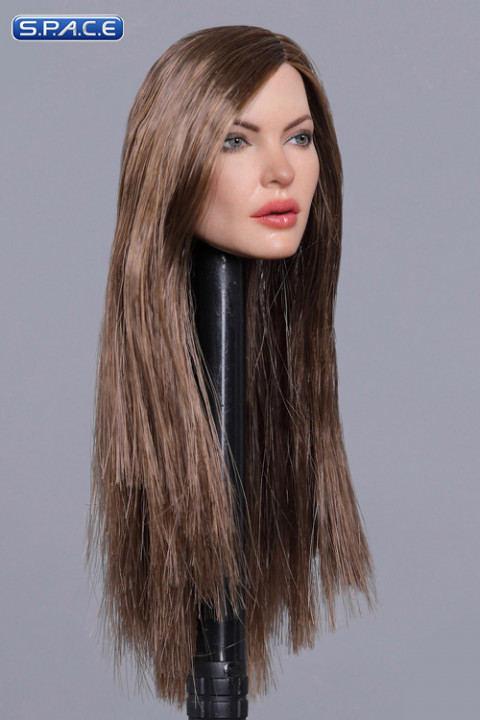 1/6 Scale Olga Head Sculpt (long brown hair)