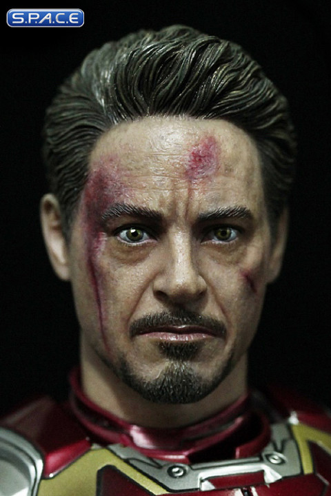 1/6 Scale battle damaged Tony Head Sculpt