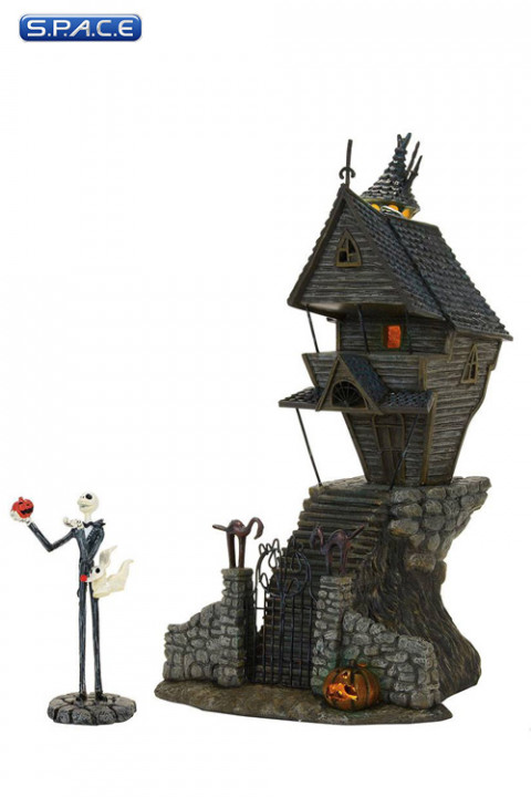 Jack Skellingtons House Statue (Nightmare before Christmas)