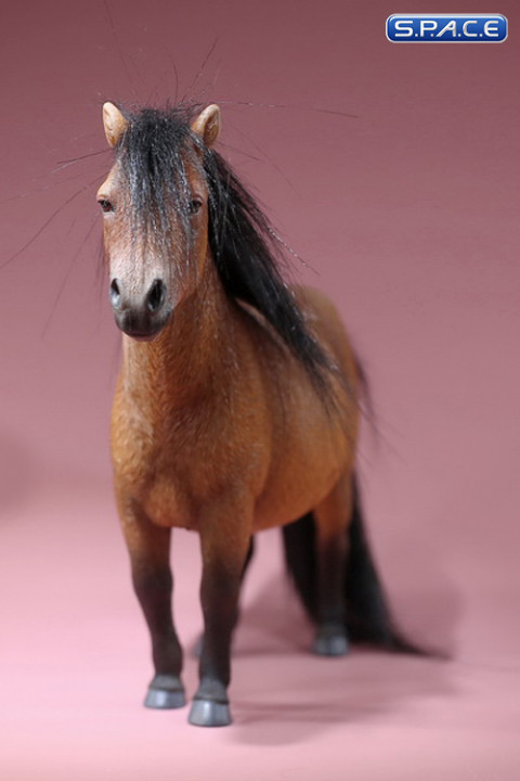 1/6 Scale brown Shetland Pony