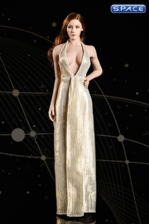 1/6 Scale golden Marilyn Dress