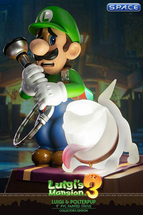 Luigi's Mansion 3 Luigi and Polterpup Collectors Edition Statue 9