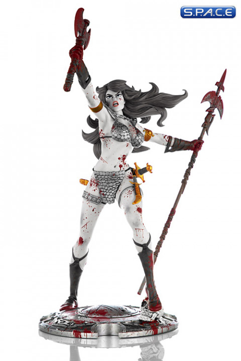 Red Sonja Beserker 45th Anniversary Black & White Statue (Red Sonja)