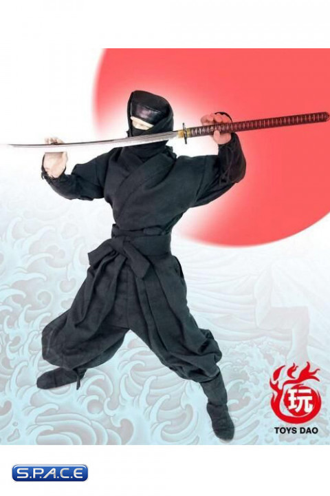 1/6 Scale black Ninja Suit