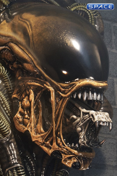 Dog Alien Head Trophy 3D Wall Art - Open Mouth Version (Alien 3)