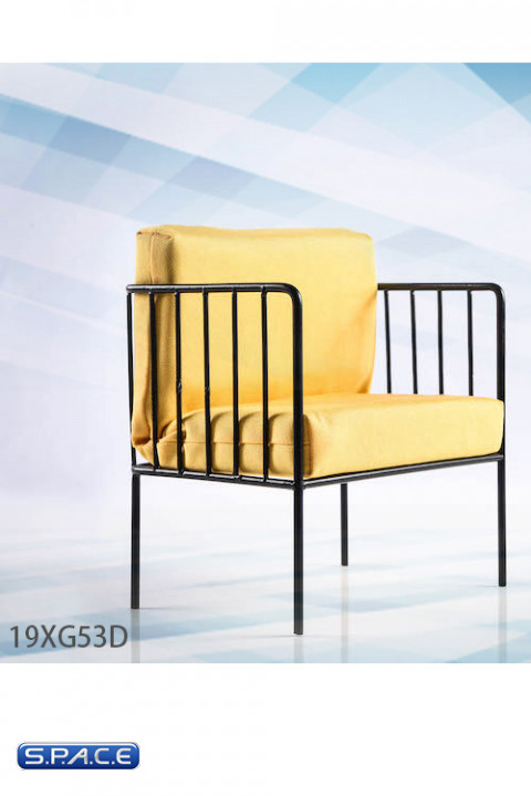 1/6 Scale metal frame Armchair (yellow)