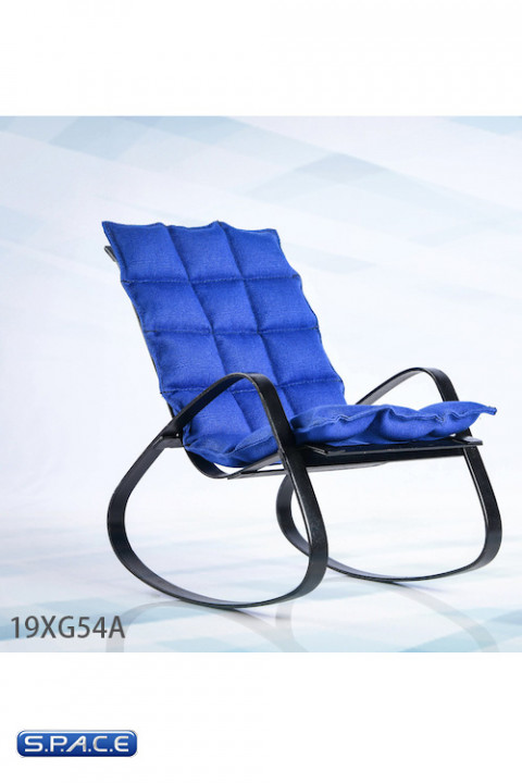 1/6 Scale modern Rocking Chair (blue)