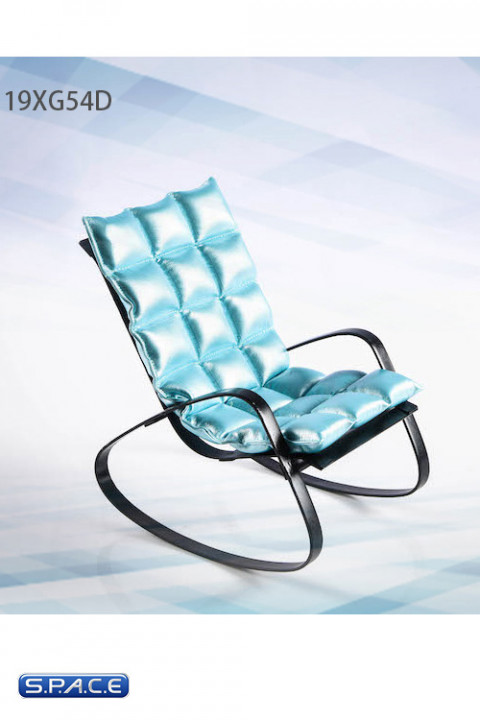 1/6 Scale modern Rocking Chair (turquoise)