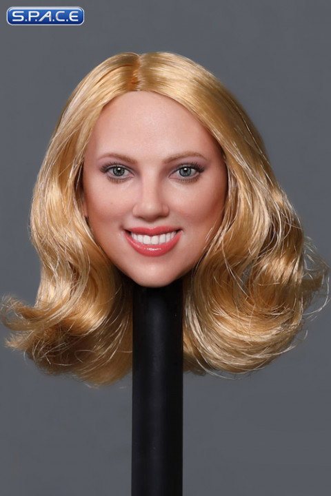 1/6 Scale Scarlett Head Sculpt (gold blonde hair)