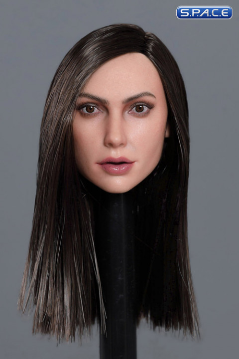 1/6 Scale Victoria Head Sculpt (long black hair)