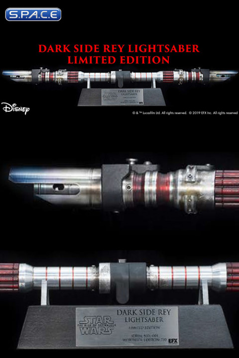 1:1 Dark Side Rey Lightsaber Life-Size Replica (Star Wars - The Rise of Skywalker)