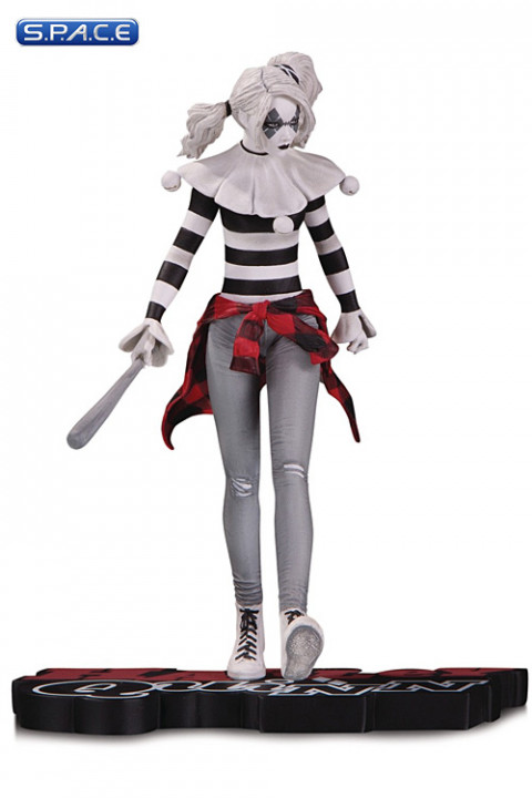 Harley Quinn red, white & black Statue by Steve Pugh (DC Comics)