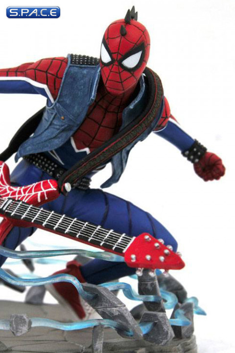 Spider-Punk Video Game Gallery PVC Statue GameStop Exclusive (Marvel`s Spider-Man)