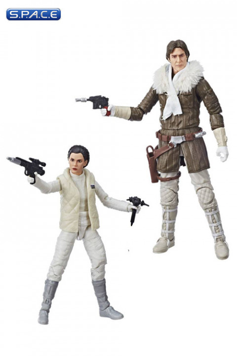 6 Han Solo & Leia Organa 2-Pack Hascon Exclusive (Star Wars - The Black Series)