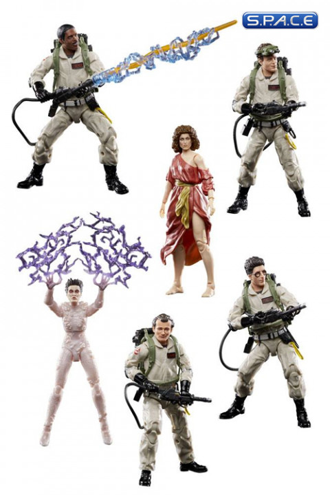 Complete Set of 6: Ghostbusters Plasma Series 1 (Ghostbusters)