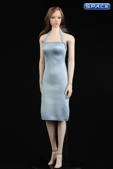 1/6 Scale neckholder Dress (light blue)