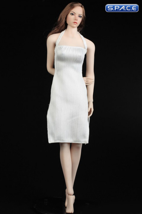 1/6 Scale neckholder Dress (white)