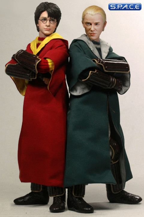 6 Scale Harry Potter & Draco Malfoy Quidditch Version 2-Pack (Harry Potter)