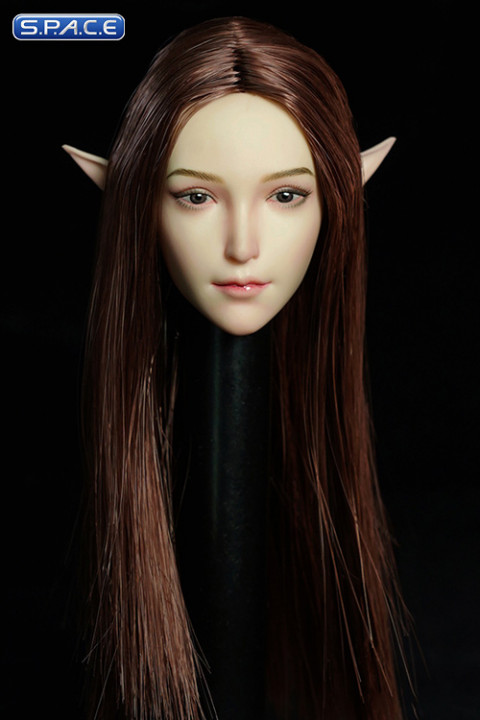 1/6 Scale Valaina Head Sculpt (long brown hair)
